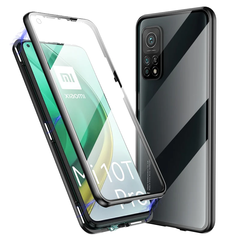 Чехол Jonwelsy для Xiaomi Mi 10T Pro Lite 360 полная защита корпуса двустороннее закаленное