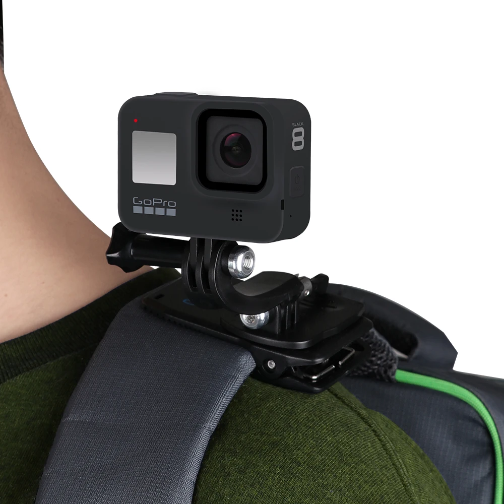 Быстросъемный зажим для сумки GoPro Hero 9 8 7 6 5 Xiaomi Yi 4K SJ4000 Sj8/9 pro Max EKEN H9 R Mijia рюкзака