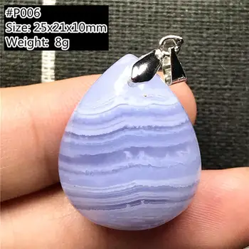 

Top Natural Purple Agate Pendant For Women Man Love Birrthday Gift Crystal Stone Silver Water Drop Beads Gemstone Jewelry AAAAA