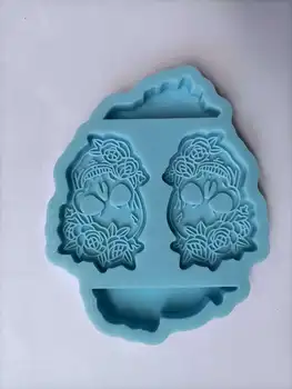 

Handmade DIY Skull Flower Silicone Mold Resin Molds Cake Decorating Tools Keychain Mold Fondant Molds Chocolate Mold Baking Tool