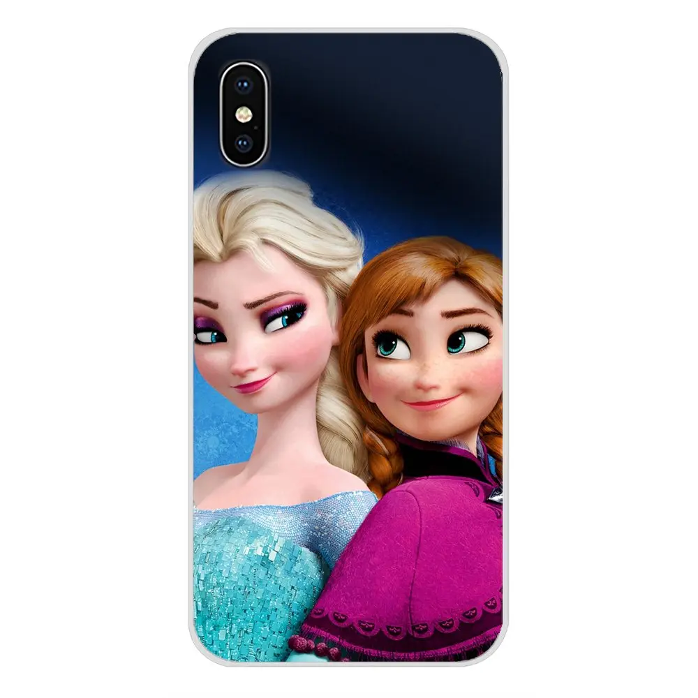 images 6 Аксессуары чехол для телефона Принцесса Эльза Анна для Apple IPhone X XR XS 11Pro MAX 4S 5s 5C SE 6S 7 8 Plus ipod touch 5 6 - Цвет: images 6