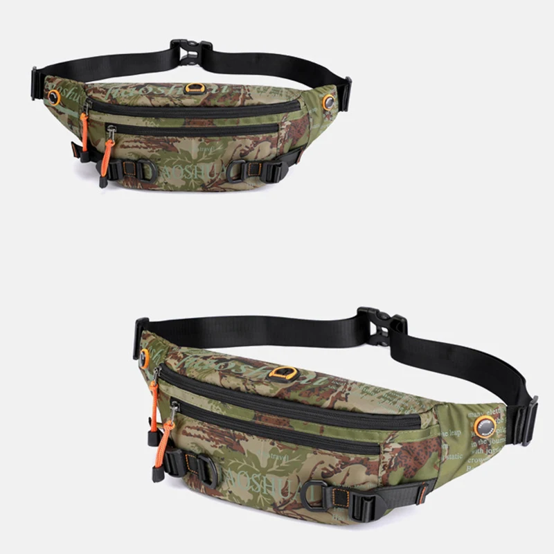 Taillen-Gürteltasche für Herren, Militärische Diebstahlsichere Lauf-Nylon-Reisetasche, Crossbody-Sling-Brusttasche, Hüfttasche – Detail 19