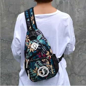 

New Arrival women casual chest bag oxford waterproof shoulder messenger fashion girls small sling bags crossbody bag back pack