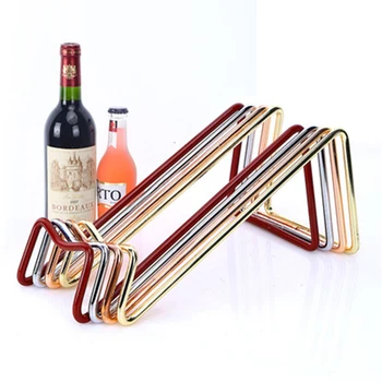 

New Practical Stainless Steel Wine Rack Multifunctional Wine Bottle Bracket Wine Shelf Display Stand Barware Decorations