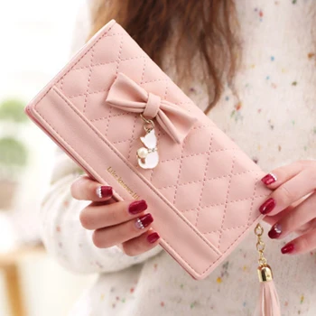 

Women Wallets Women Leather Purses Fashion Long Zipper Women's Wallet Money Coin Holder Female Long Purse Female Purse Phone Bag