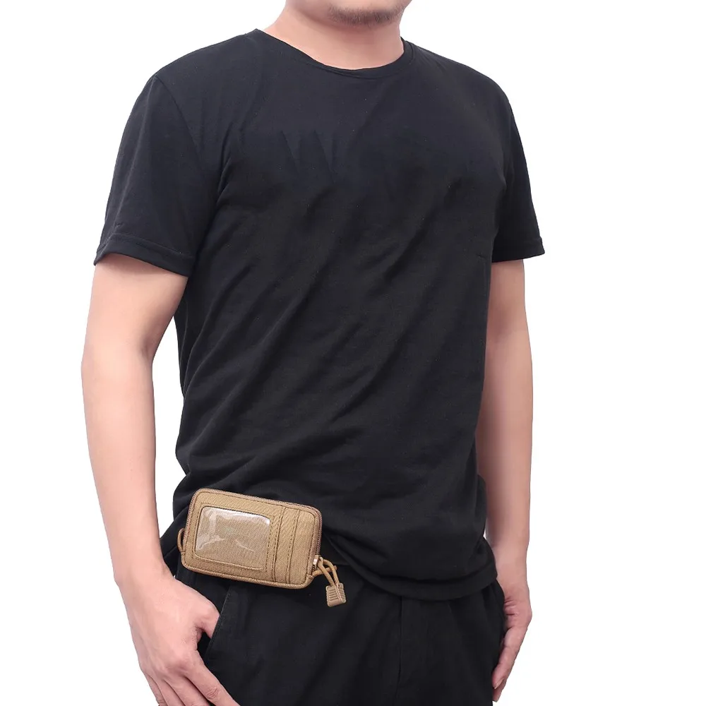 Тактический Многофункциональный кошелек для карт с d-образной пряжкой, аксессуары для тактического оборудования, карманная сумка, маленький чехол, поясная сумка