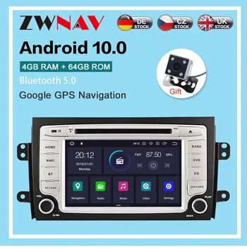 

Android10.0 4G+64GB Car radio player GPS Navigation for SUZUKI SX4 2006-2012 Multimedia Player Radio stereo head unit dsp isp