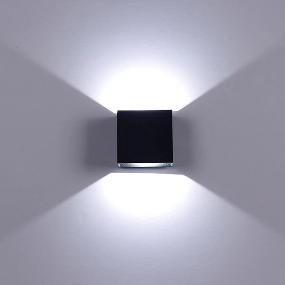 IVYSHION 6W Wall Lamps LED Aluminum Light Project Square IP65 Waterproof Lamp Bedside Room Bedroom Arts | Лампы и освещение