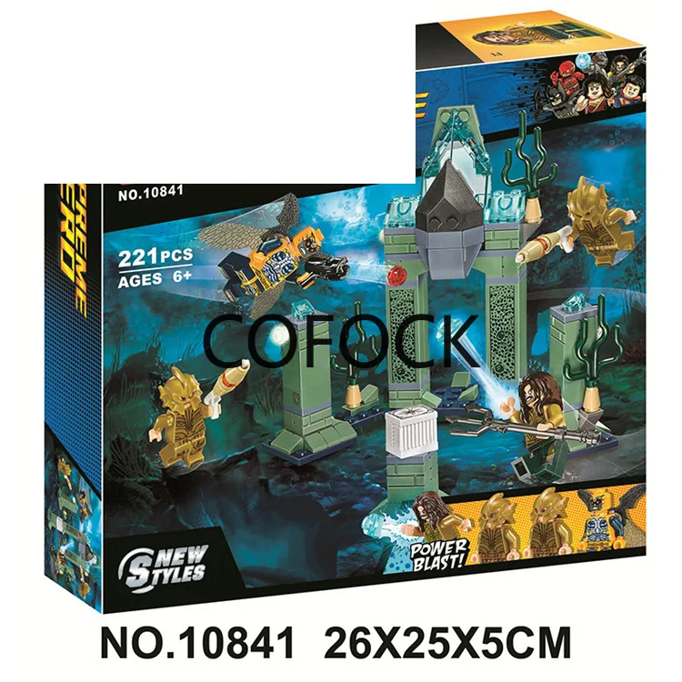 

Compatible With LEGOINGS 76085 DC Super Heroes BATTLE OF ATLANTIS Building Blocks Bricks Toys Model For Kids As Gifts