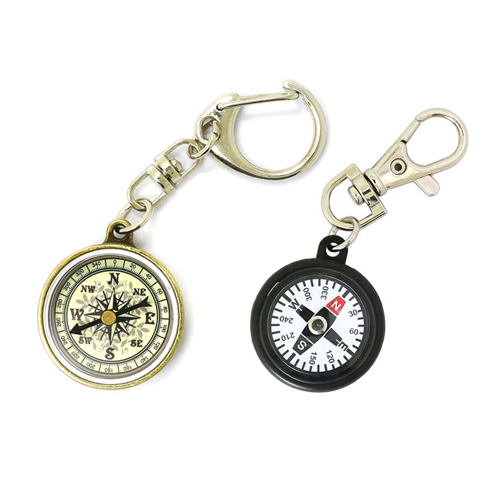 Mini Survival Compass Portable Outdoor Camping Hiking Climbing Pocket Navigator