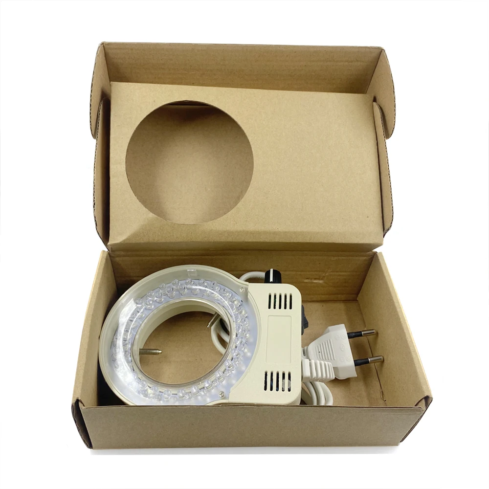 Microscope LED Ring Light Illuminator Lamp For Microscope Excellent Circle Light Industrial microscope camera light source 6