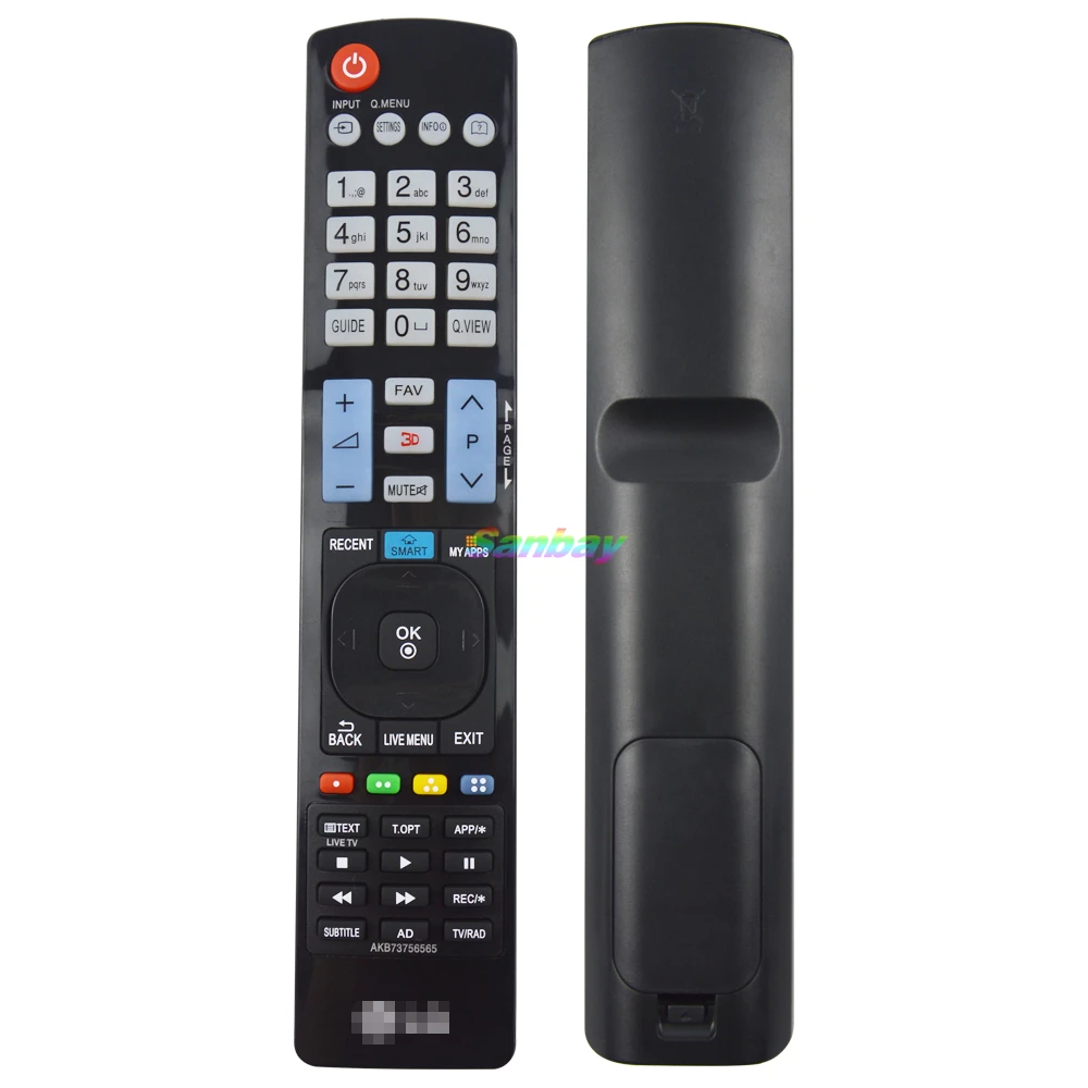 UNIVERSAL NEW REMOTE CONTROL LG AKB73756565 FOR LG TV 32LB650V 42LB650V