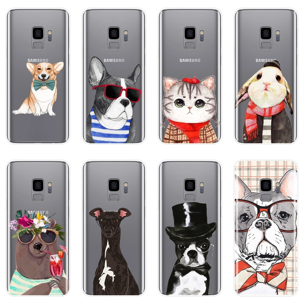 Lengtegraad Afwijken jacht Soft Silicone Phone Case For Samsung Galaxy Note 4 5 8 9 Pug Dog Cat Back  Cover For Samsung Galaxy S8 S9 Plus S5 S6 S7 Edge Case|Phone Case & Covers|  - AliExpress