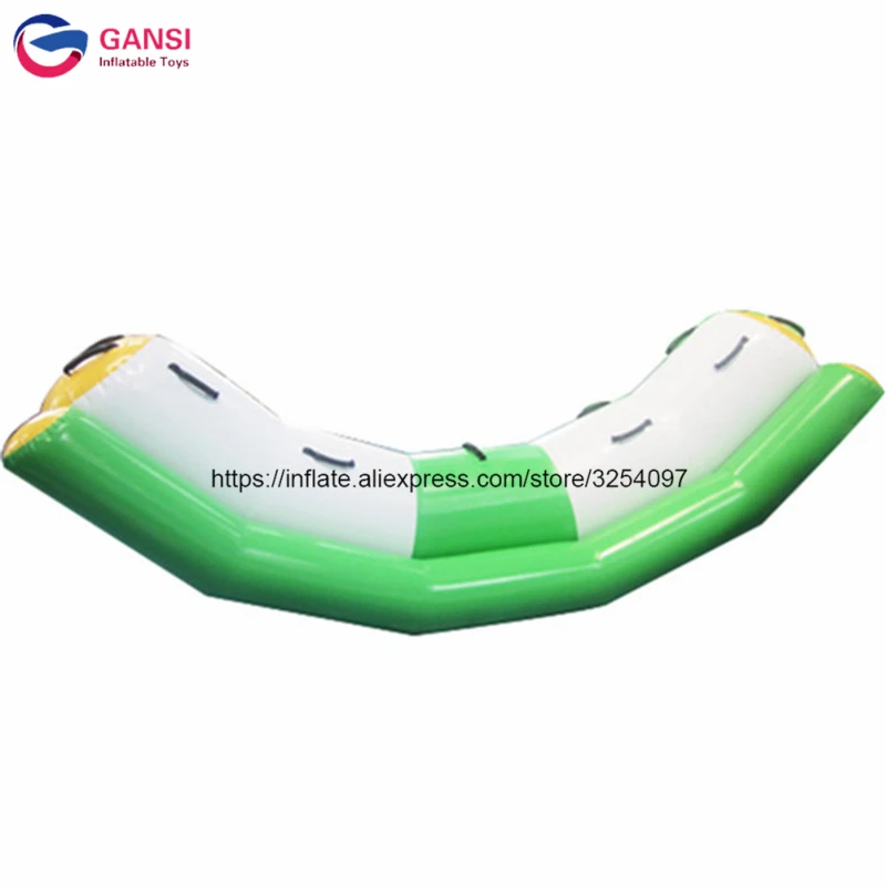 Professional manufacturer water play games inflatable teeterboard 3x1.2m inflatable floating water seesaw for sale