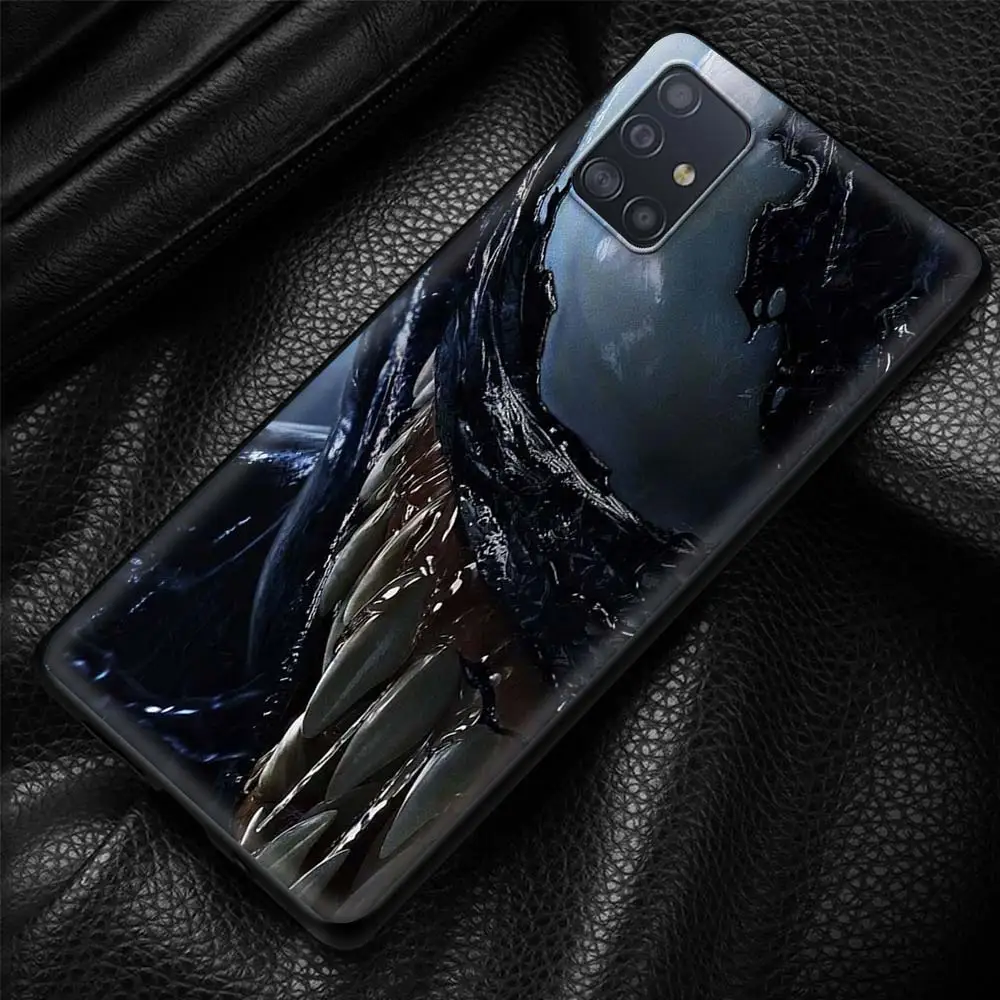 Phone Case For Samsung Galaxy A22 A51 A12 A71 A52 A72 A11 A41 A31 4G A32 A51 5G Soft Fundas Marvel Super Hero Venom