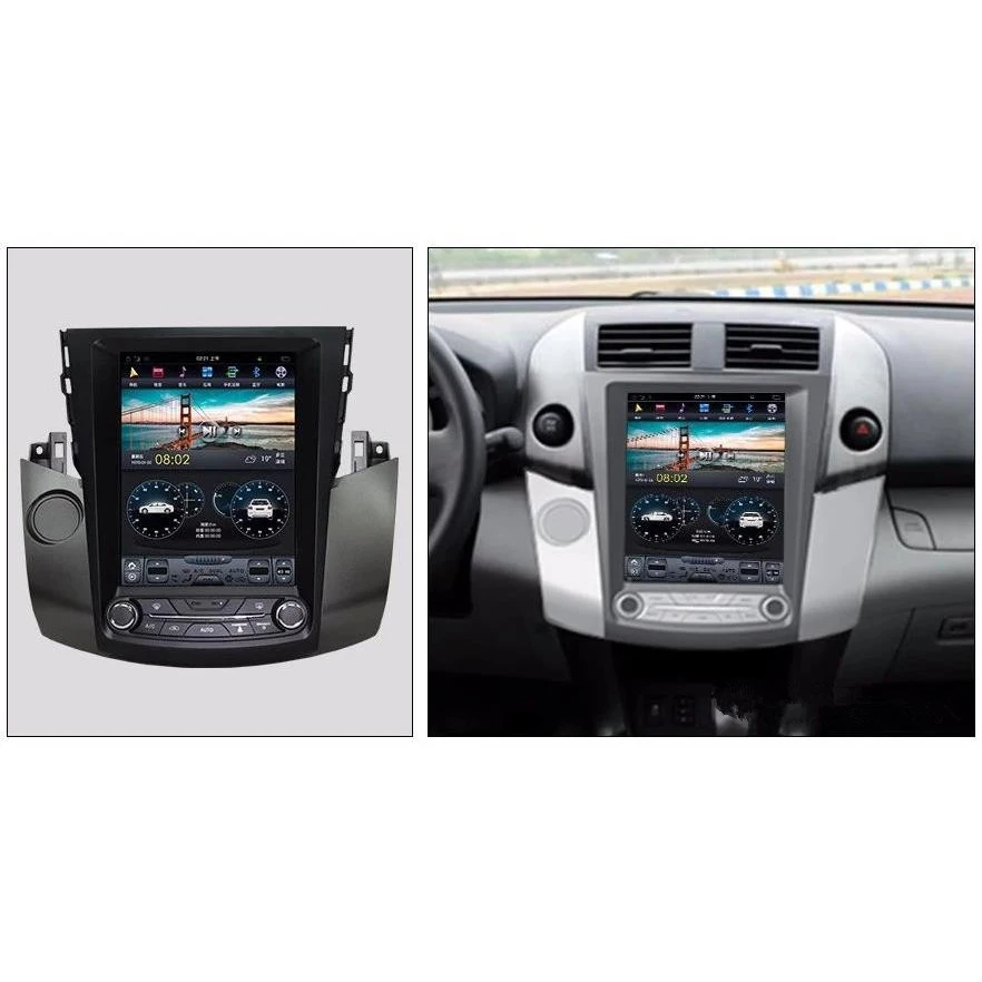 

CHOGATH 10.4 ''android 7.1 Vertical Screen system 2+32G Car Radio GPS Multimedia Stereo for TOYOTA RAV4 2003-2007 with maps