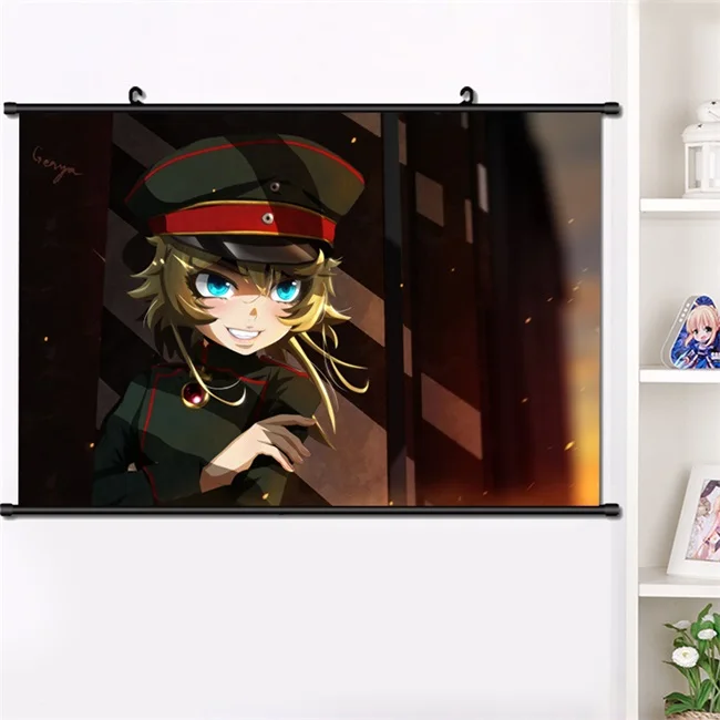 Аниме Youjo Senki Saga of Tanya the Evil Tanya Degurechaff настенный постер манга настенный постер для декорации дома 40*60 см - Цвет: M