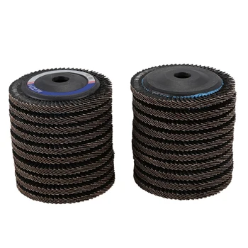 

20 Piece Set 100mm / 4Inch Flap Disc Sanding Sanding Disc 80 Grit Wood Metal Grinding Tool Louver Disc