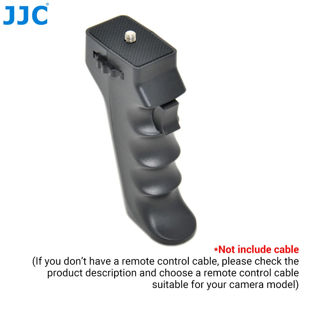 JJC Camera Shutter Triggering Remote Handle Grip For Canon Nikon Sony Olympus Pentax Panasonic Sigma Camera with 1/4''-20 Mount camera remote shutter button camera remote shutter release
