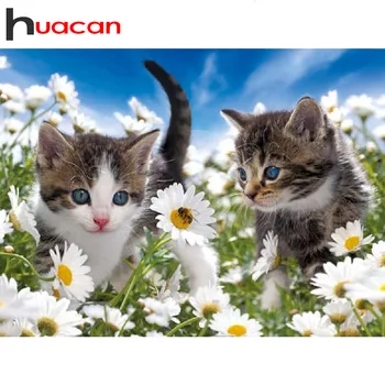 

Diamond Embroidery Cat Picture Of Rhinestone Full Square Diamond Painting Animal Cross Stitch Diamond Mosaic Hobby Home Decor