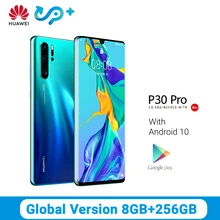 Мобильный телефон huawei P30 Pro, 8 ГБ, 128 ГБ, 6,47 дюймов, OLED экран, Kirin 980, четыре ядра, Android 9,0, NFC, 4200 мАч