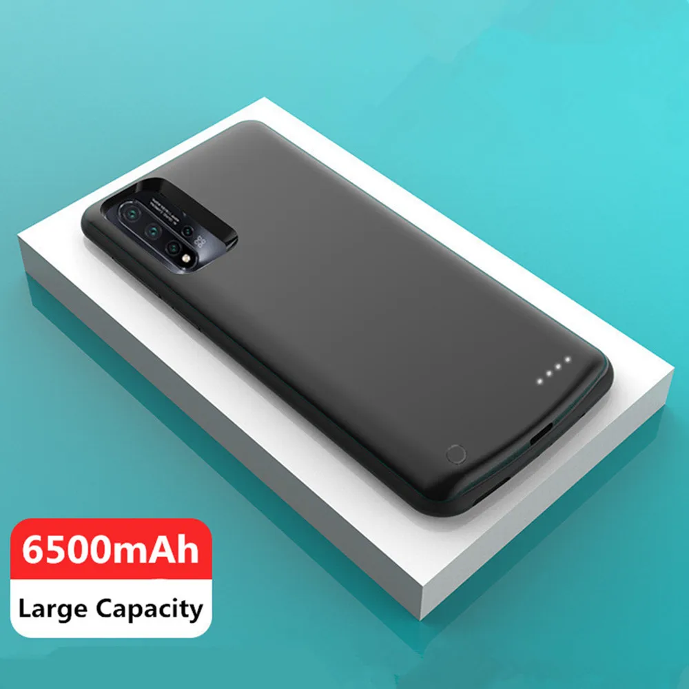 

6500mAh Power Bank Charging Cover For Huawei Nova 5 Pro Power Case External Battery Power For Huawei Nova 5