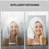 60x80cm Rectangle Wall Mounted Bathroom Smart Mirror WIth LED Light Anti-fog Makeup Mirror Backlight Touch Switch Dimming Mirror 5