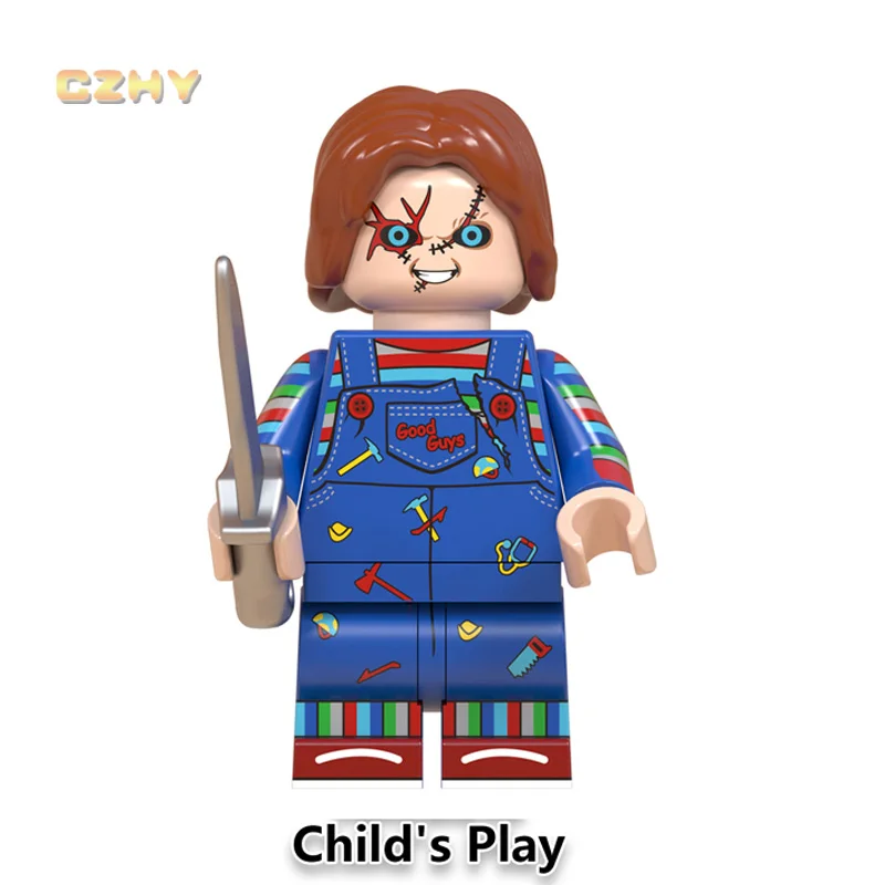 

Child's Play Horror Halloween Legoeinglys MINIFIGURed Building Blocks Jack Zombie Minnie Bricks Model Toys Gifts WM844