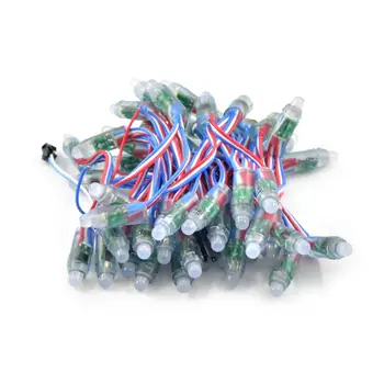 

1000pcs 5V 12V WS2811 IC 12mm Diffused Digital Punching RGB LED Pixel Module string Light IP68 Waterproof 50pcs/lot