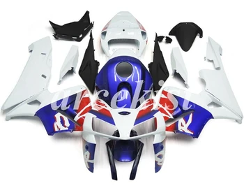 

New ABS Injection Mold motorcycle Fairings 100% Fit For Honda CBR600RR F5 05 06 2005 2006 fairings bodywork set Blue white