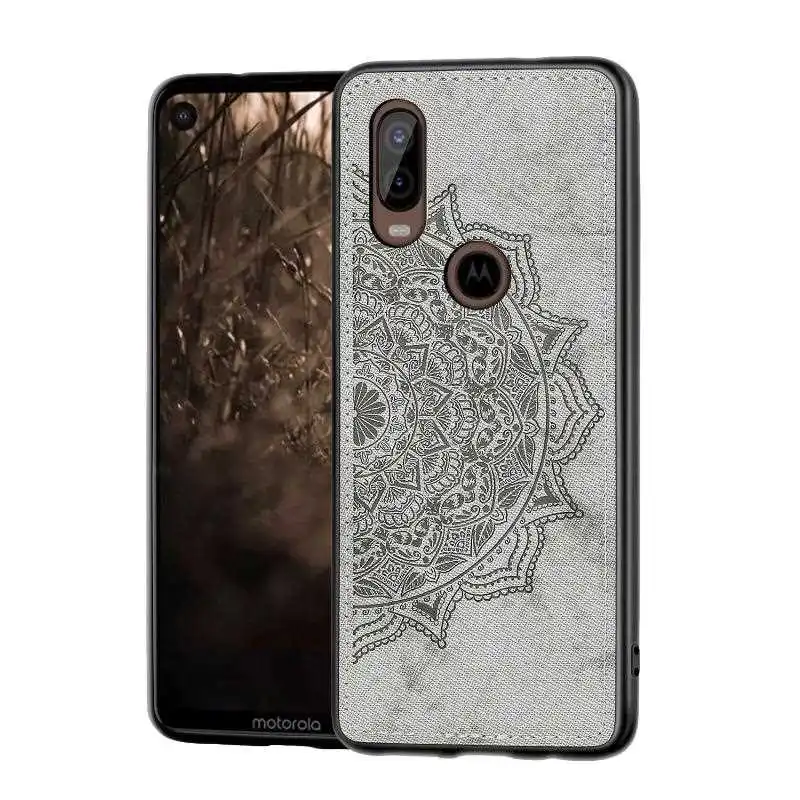

Joomer Datura Pattern Magnetic Soft 6.2"For Motorola P40 Case For Motorola P40 Phone Case Cover