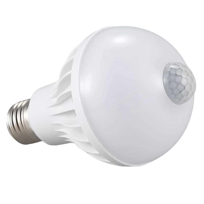 E27 Led Bulb Light Motion Sensor Light LED PIR Motion Sensor Lamp Globe Bulb Light Lamp, 5W