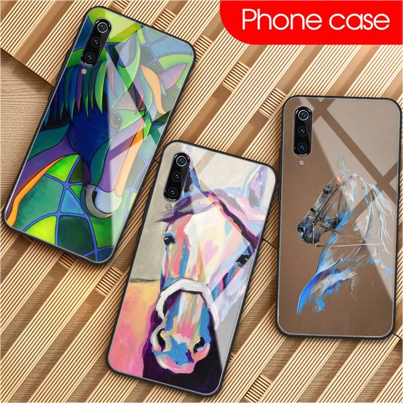 Watercolor Horses Cute Phone Case For Xiaomi Mi 6 8 8lite For Redmi 6 Note7 5 Phone Case Phone Case Covers Aliexpress