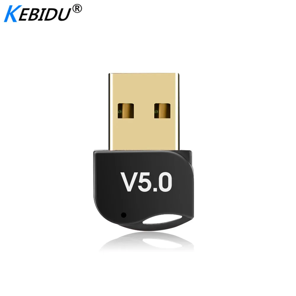 Kebidumei USB Bluetooth адаптер V5.0 Двойной режим беспроводной Bluetooth Dongles музыкальный звуковой приемник адаптер Bluetooth передатчик