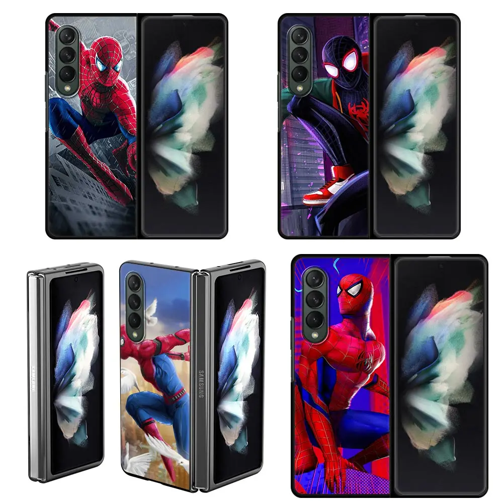 Твердый чехол для телефона с супергероями Marvel Человек-паук Samsung Galaxy Z Fold3 защитный