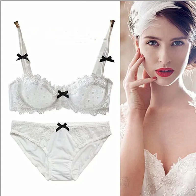 

New Fashion Ultra Thin Bra Comfortable Lace Lingerie Sexy Bra 3/4 Cup Adjusted Straps Women Underwear Push Up Bras A B C D Cup