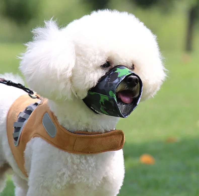 Soft Dog Muzzle Adjusting Straps Mask Anti-biting Anti Stop Chewing for Small Medium Large Dog