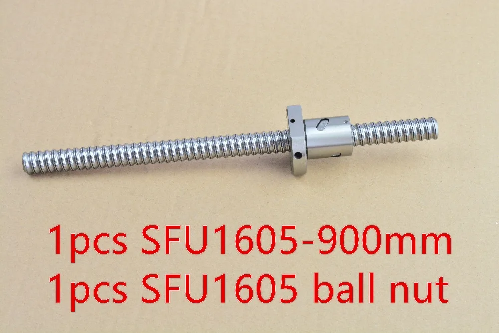 Vis à Billes (ball Screw) RM1605 Ou SFU1204 - Longueurs De 150mm à 2000mm - Avec Paliers Et écrou à Billes - Pour CNC Et Machines-outils