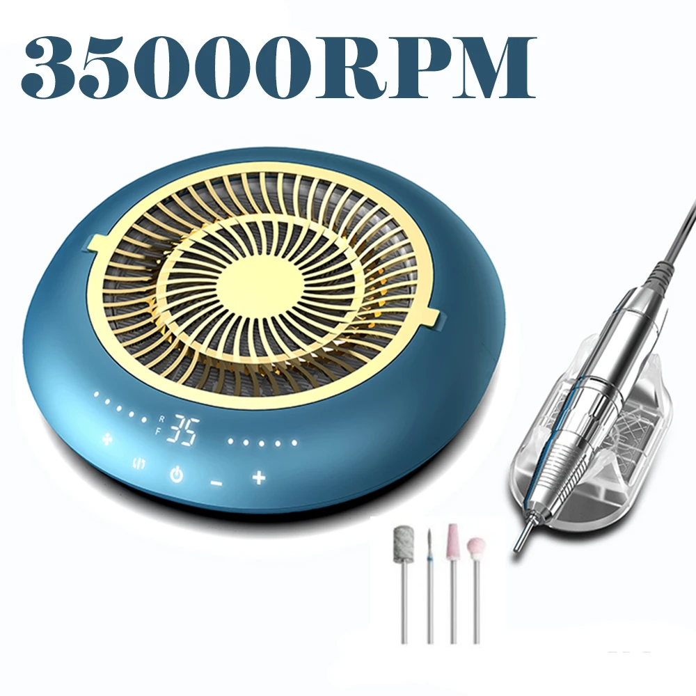 PROD 1005003125523714 2 in 1 New Design 60W 35000RPM Nail Drill Machine
with Nails Dust Collector Low Noise Reusable Filter Vacuum Cleaner for
Nails