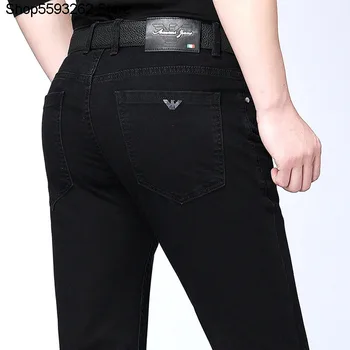 

Men's Jeans 2020 Summer Men Business Leisure Gao File Jeans Male Long Pants