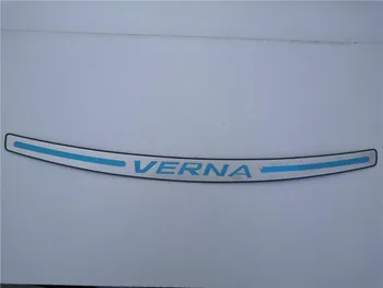 

For Hyundai Solaris Verna i25 Grand Avega 2011-2016 stainless steel Rear Bumper Protector Sill Trunk Rear guard Tread Plate Trim