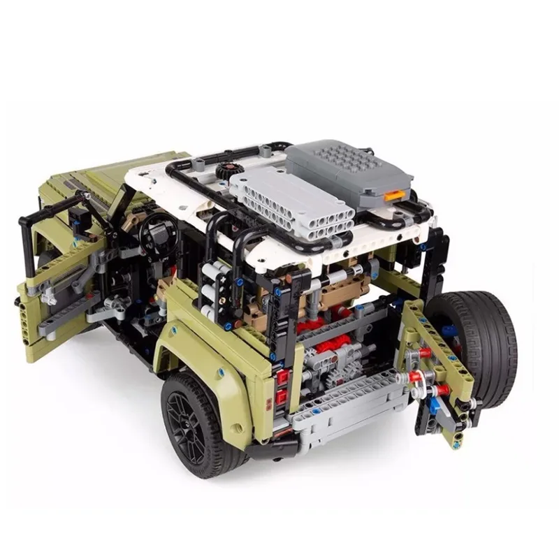 Technic автомобильные игрушки, совместимые с 42110 комплектом Land Rover Defender, сборная модель автомобиля, строительные блоки, кирпичи, детские рождественские игрушки