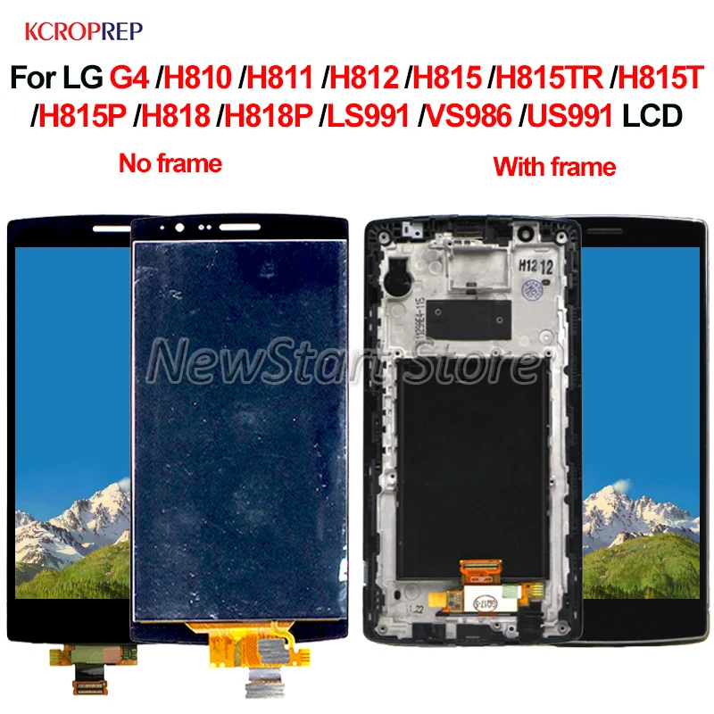 Для LG G4 H810 H811 H815 H815T H818 H818P LS991 VS986 ЖК-дисплей Дисплей кодирующий преобразователь сенсорного экрана в сборе Сменные аксессуары 5,5"