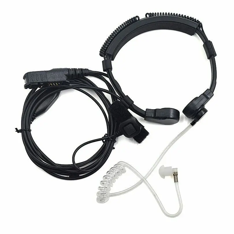 Oppxun Throat Mic Microphone Air Tube Earpiece Headset PTT for Motorola MTP3250 DP2400 | Мобильные телефоны и аксессуары