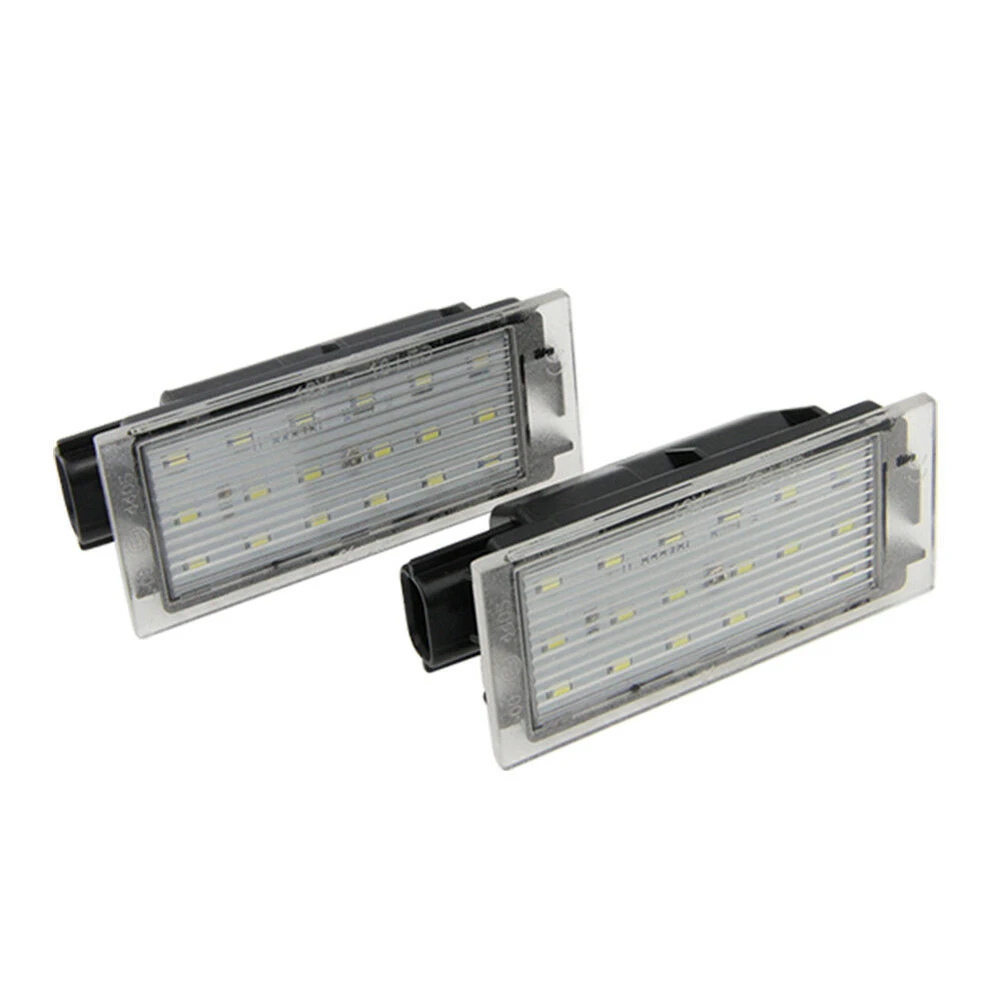 

12V Car White LED Number License Plate Light For Renault Twingo Clio Megane Lagane Ultra Bright License Plate Light