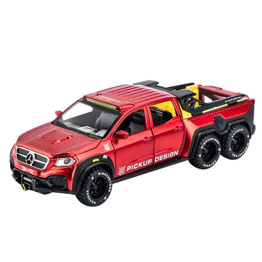 Лидер продаж колесо в масштабе 1:28 для benz Φ EXY 6X6 металлическая модель со звуком
