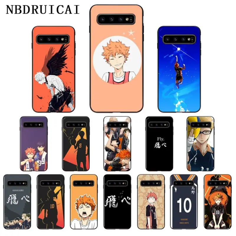 NBDRUICAI Haikyuu Hinata атака джапана аниме чехол для телефона Samsung S9 plus S5 S6 edge S7 S8 S10 E |