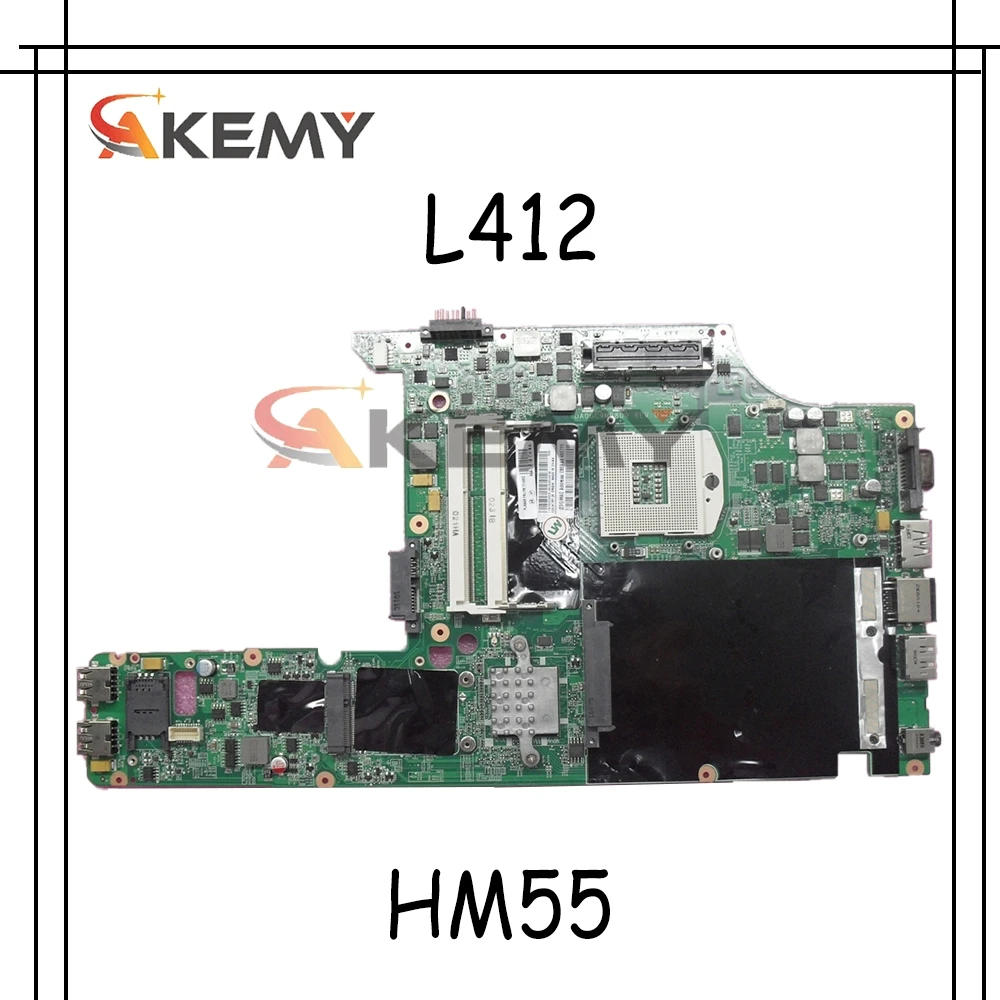 Материнская плата для ноутбука LENOVO Thinkpad L412 материнская DA0GC9MB8D0 75Y4002 HM55 | Компьютеры