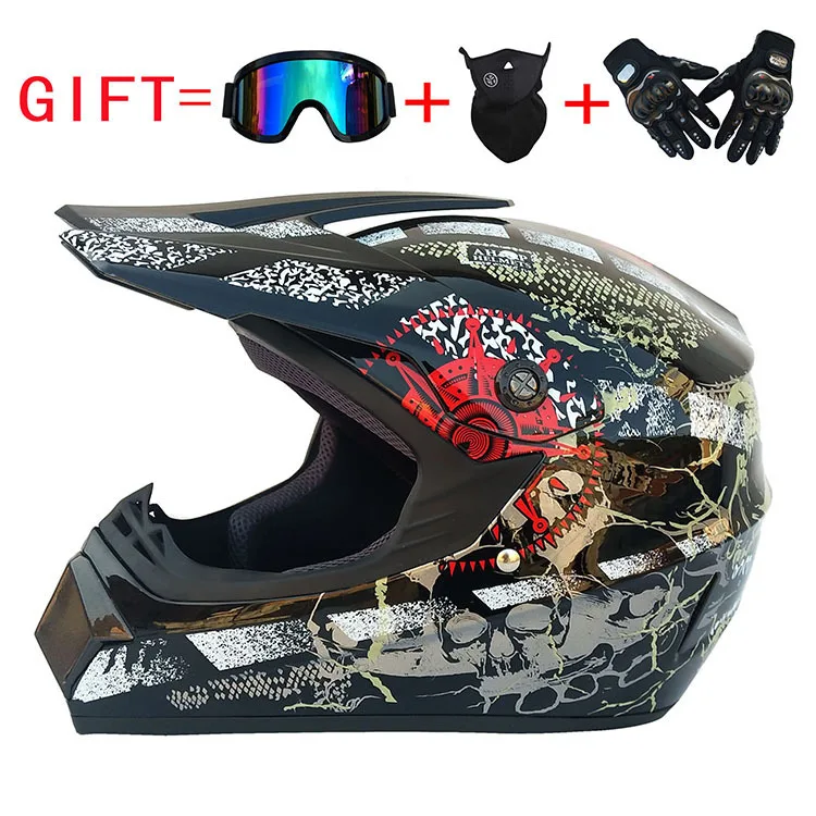 Мотоциклетный шлем, мотоциклетный шлем, четыре сезона, для мужчин и женщин, шлем для бега, воздушный зеркальный перчаточный шлем