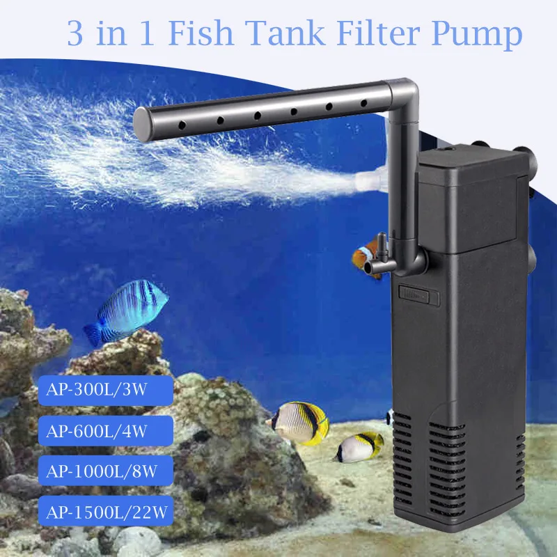 Aquarium Filter Submersible Power Internal Filters For Fish Tank Filter